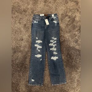 NWT Judy Blue distressed jeans - size 7/28